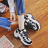 women nevada suede leather sneaker – platform chunky design | nevada™ - Nevada Shoe