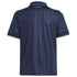 Back view of adidas Juventus 2025 Third Jersey in navy with subtle patterned design and gold Juventus logo
