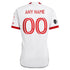 adidas Toronto FC 2025 kit white jersey with red accents and customizable name and number on back
