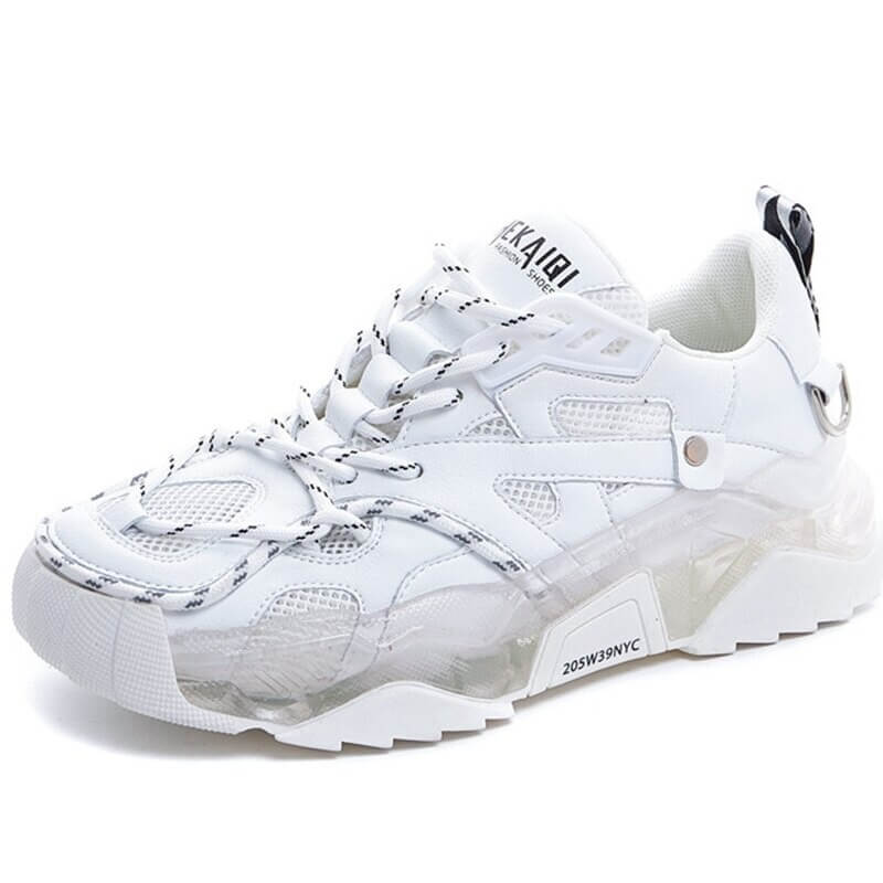 Women Fashion Sports Sneakers 2021 Newest Female Platform Chunky Pink Shoes Woman Summer Casual Mesh