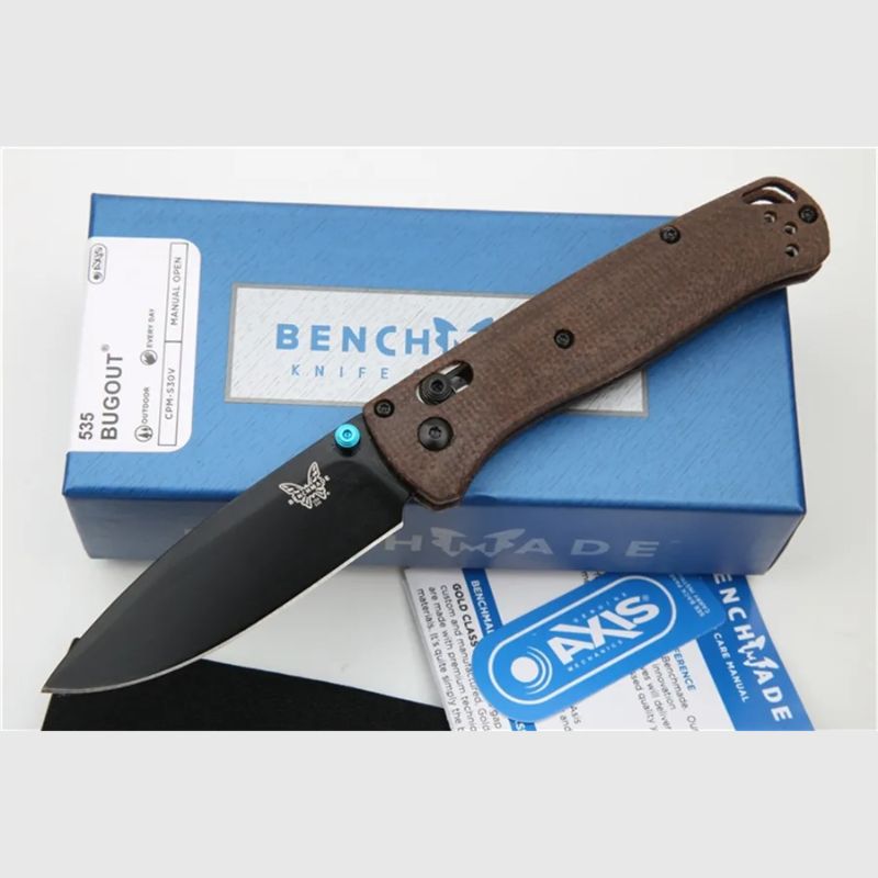 Benchmade Bugout 535: 189mm Ultralight Folding Knife | Earth Brown Edition
