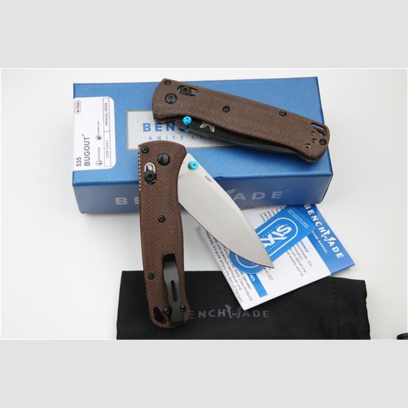 Benchmade Bugout 535: 189mm Ultralight Folding Knife | Earth Brown Edition