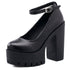 spring autumn casual high-heeled shoes sexy ruslana korshunova thick heels platform