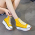 Canvas Shoes Women Trainers Women High Top Sneaker Lady Autumn Female Footwear Breathable Girl White Black Sneakers QW-62