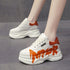 Designer Sneakers Woman Casual Platform Shoes Fashion Brand Height Increasing Ladies Shoes Chunky Sneakers Woman Zapatilla Mujer