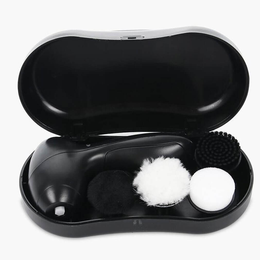 electric shoe brush polisher portable – quick shine cleaner for leather shoes &amp; accessories | nevada™ - Nevada Shoe