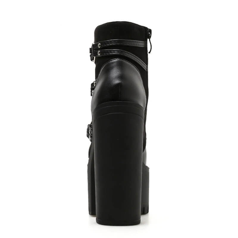 Women Nevada Spring Fashion Motorcycle Boots Platform