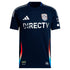 adidas Hirving Lozano San Diego FC jersey in navy blue with DIRECTV logo and team crest