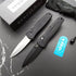 knivescollection™ bm3551 compact folding utility knife – 154cm blade, aluminum handle