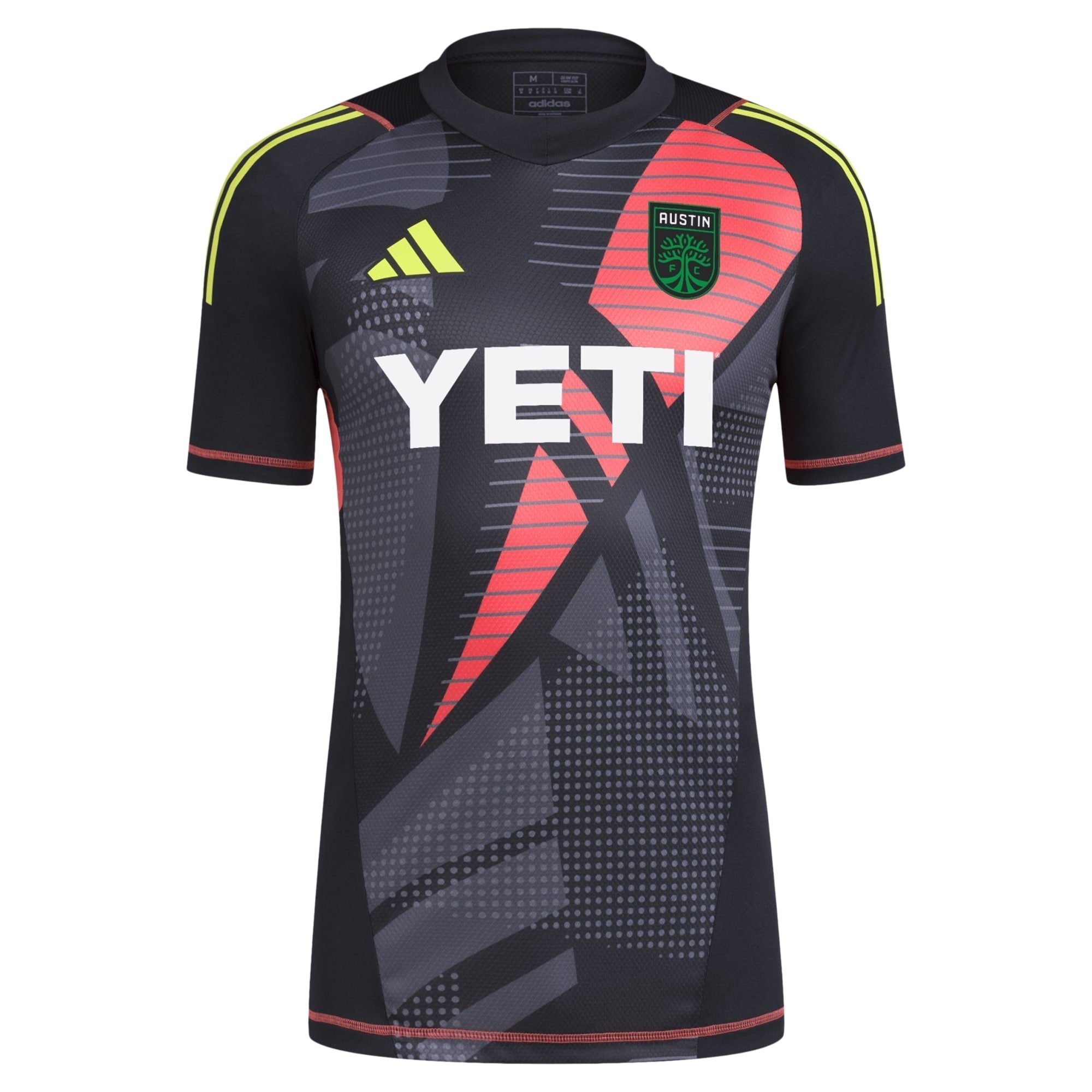 Austin FC adidas 2024 Goalkeeper Authentic T-shirt - Black