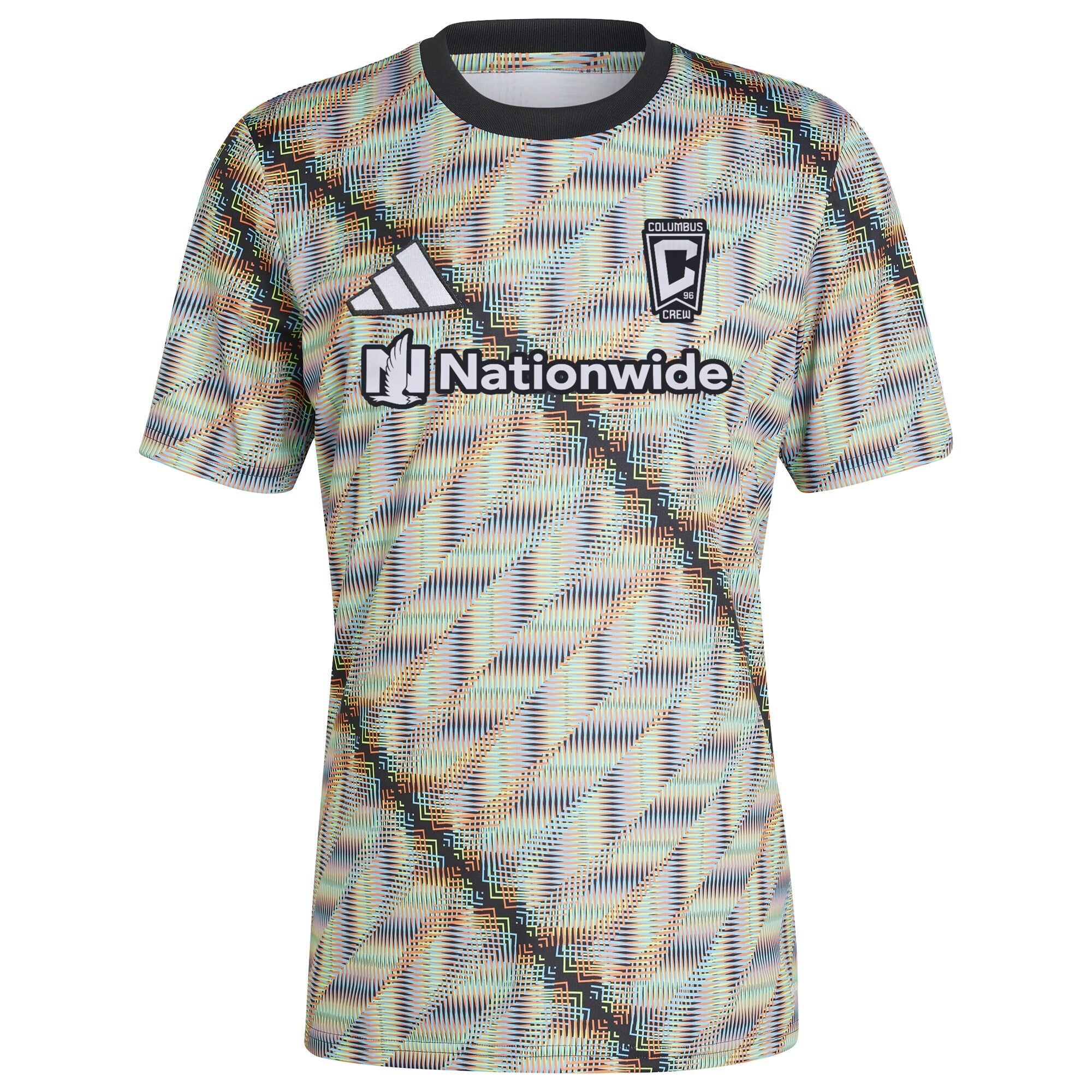 Columbus Crew adidas 2024 Hispanic Heritage Pre-Match Top - Black