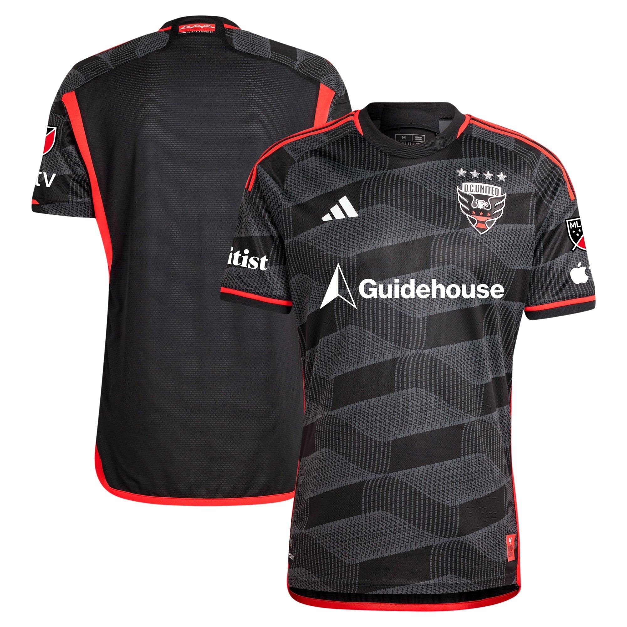 D.C. United adidas 2024 The Icon Kit Authentic T-shirt – Black