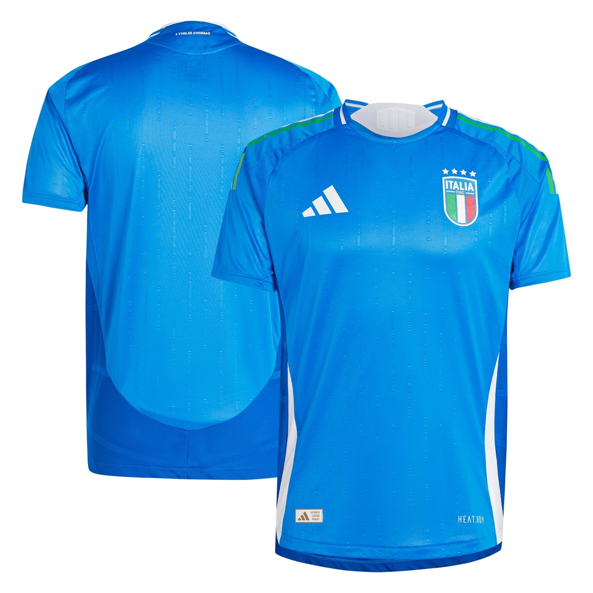 Italy National Team adidas 2024 Home Authentic T-shirt - Blue