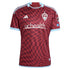 Colorado Rapids adidas 2024 One Flag Kit Custom Authentic T-shirt - Burgundy