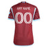 Colorado Rapids adidas 2024 One Flag Kit Custom Authentic T-shirt - Burgundy