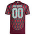 Mexico National Team adidas 2024 Home Custom Authentic T-shirt - Burgundy