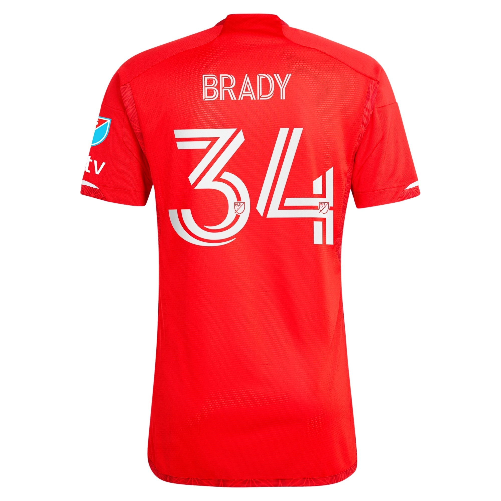 Chris Brady Chicago Fire adidas 2024 Return To Red Player Authentic T-shirt – Red