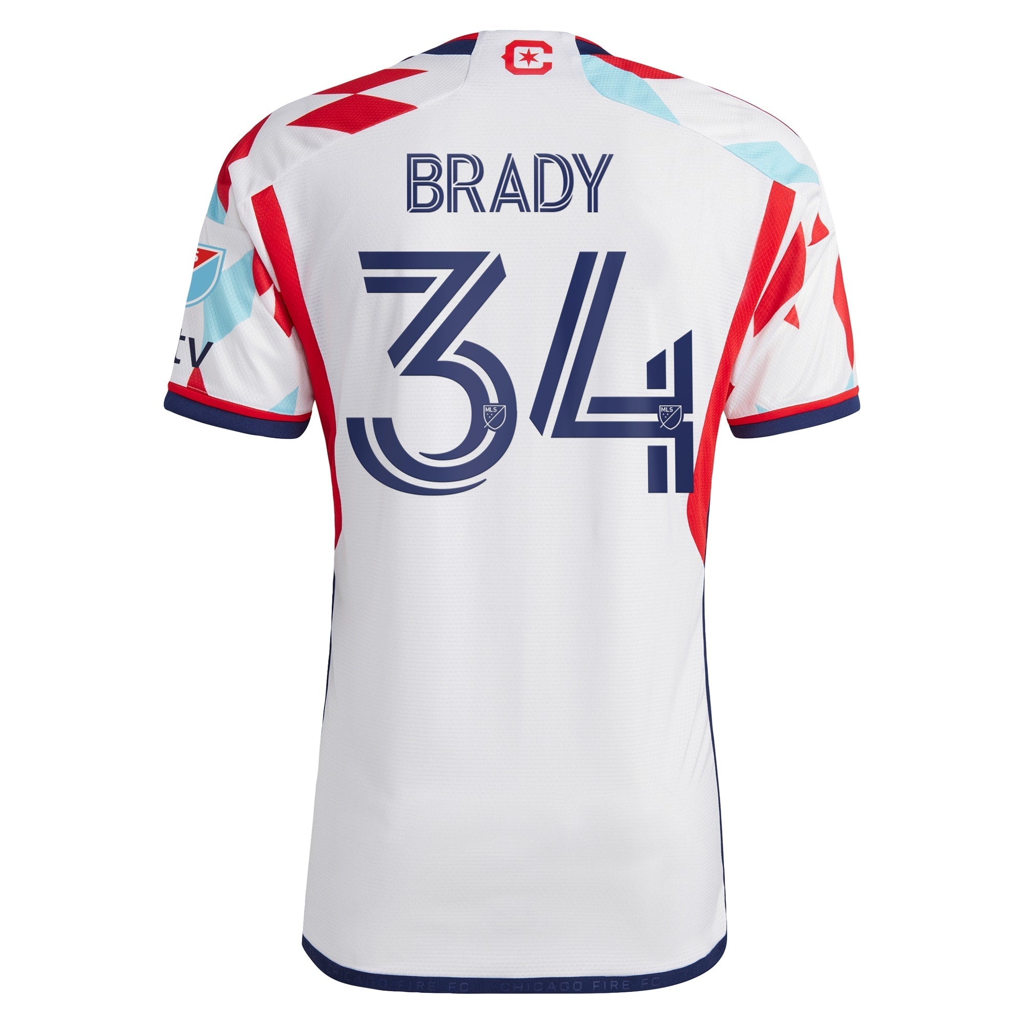 Chris Brady Chicago Fire adidas 2024 A Kit For All Player Authentic T-shirt – White