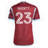Cole Bassett Colorado Rapids adidas 2024 One Flag Kit Player Authentic T-shirt - Burgundy