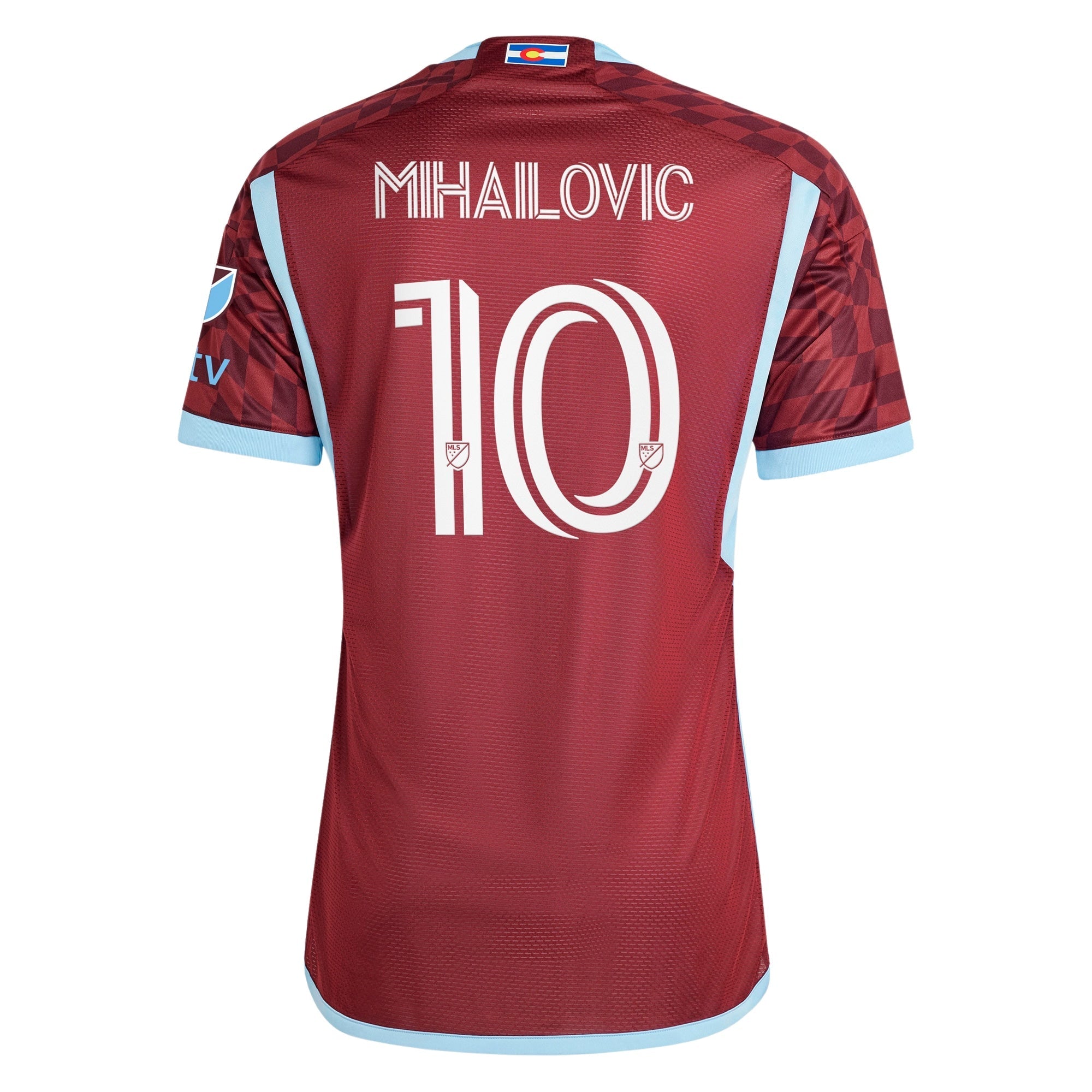 Djordje Mihailovic Colorado Rapids adidas 2024 One Flag Kit Player Authentic T-shirt - Burgundy