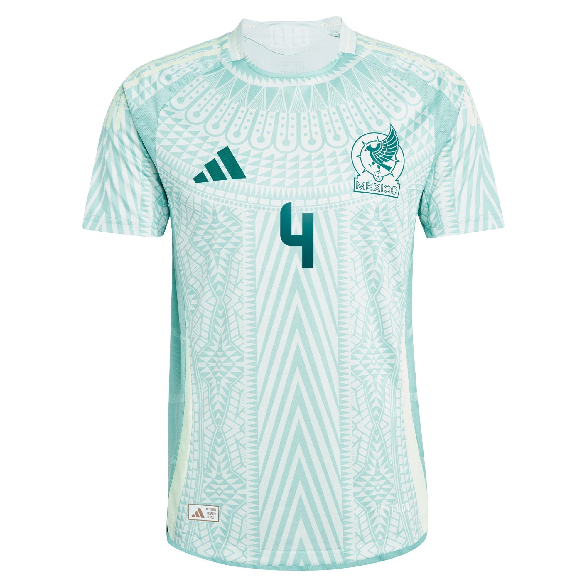 Selected slide 1 of 3Display slide 2 of 3Display slide 3 of 3 Edson Alvarez Mexico National Team adidas 2024 Away Player Authentic T-shirt - Green