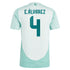 Selected slide 1 of 3Display slide 2 of 3Display slide 3 of 3 Edson Alvarez Mexico National Team adidas 2024 Away Player Authentic T-shirt - Green