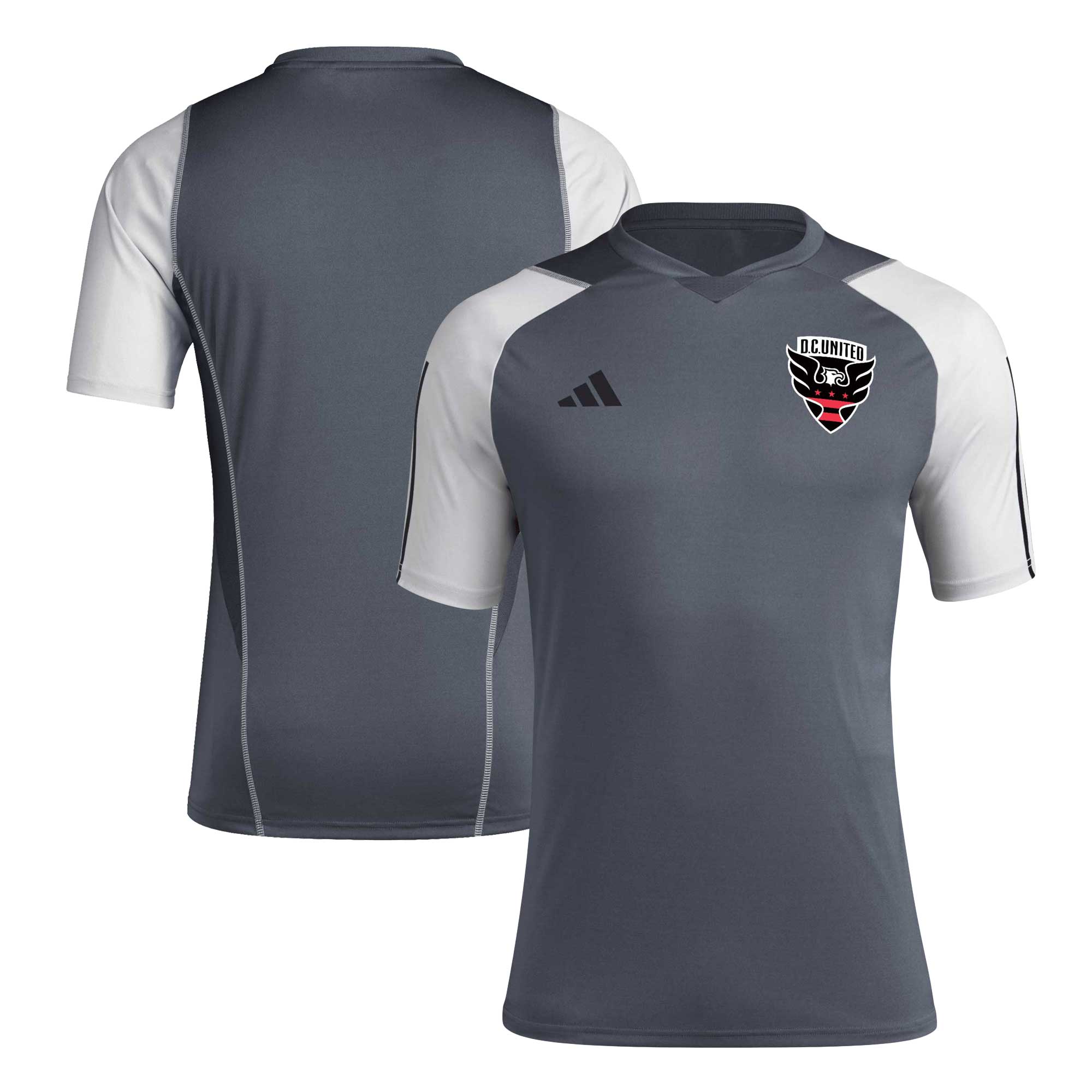 D.C. United adidas 2024 AEROREADY Training Authentic T-shirt - Gray