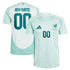 Mexico National Team adidas 2024 Away Custom Authentic T-shirt - Green