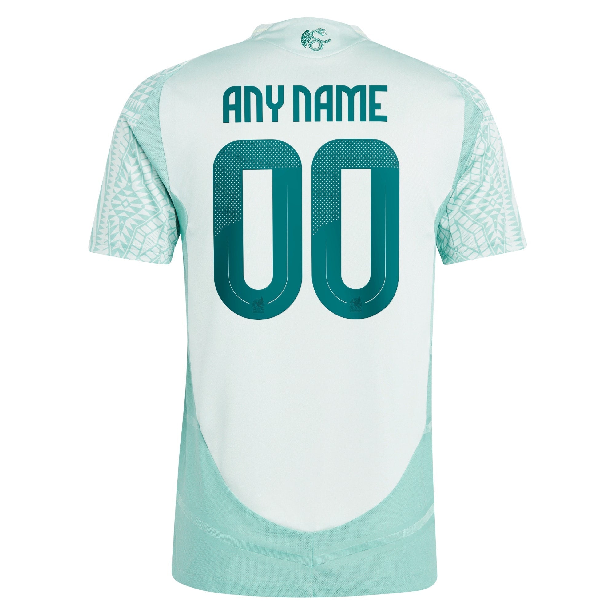 Mexico National Team adidas 2024 Away Custom Authentic T-shirt - Green