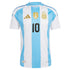 Lionel Messi Argentina National Team adidas 2024 Home  Player Authentic T-shirt - White