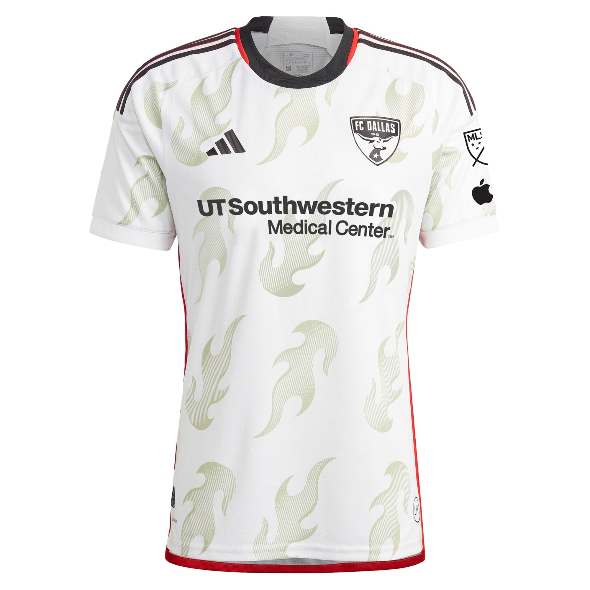 Maarten Paes FC Dallas adidas 2024 Burn Baby Burn Player Authentic T-shirt – White