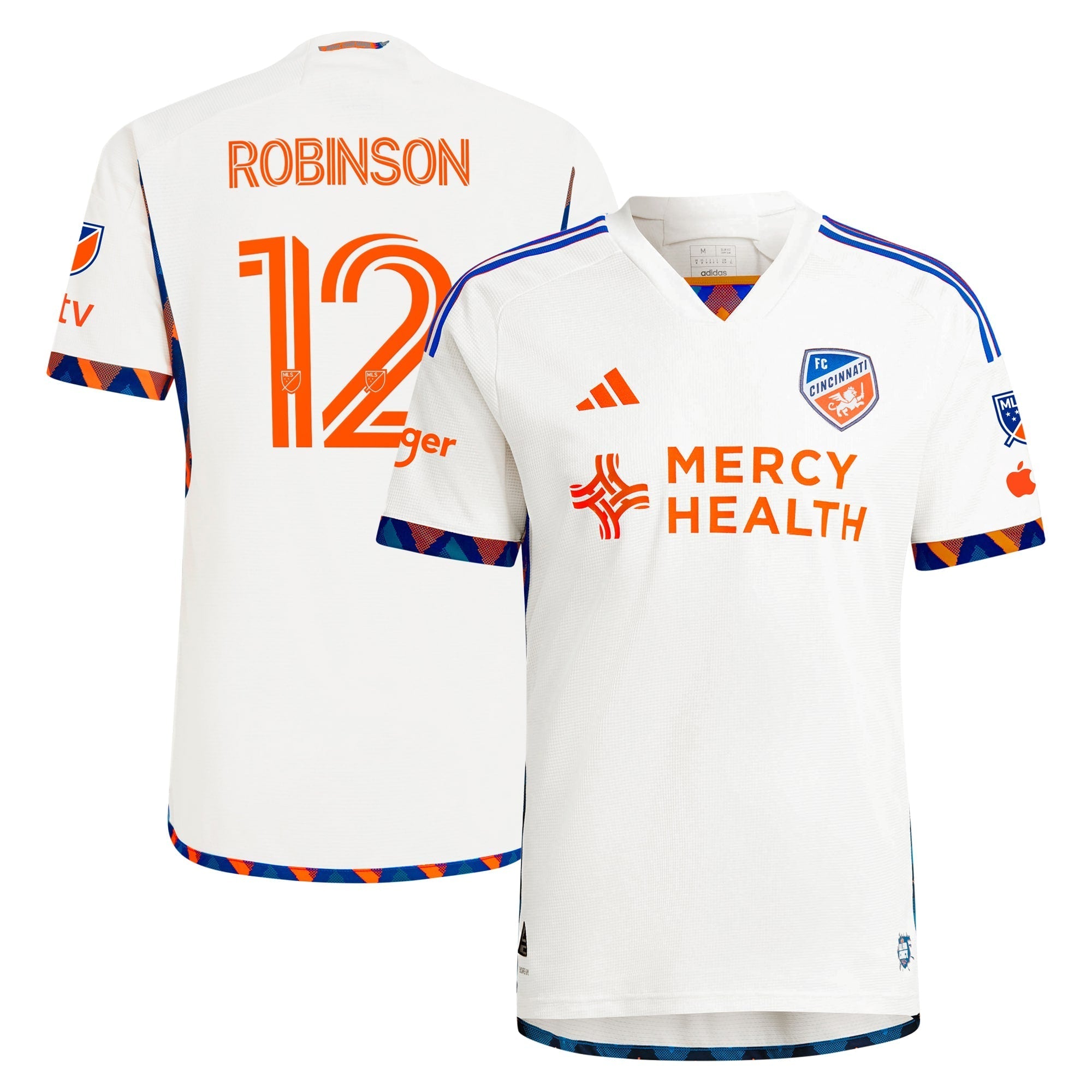 Miles Robinson FC Cincinnati adidas 2024 The Canvas Kit Player Authentic T-shirt - White