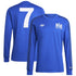 Manchester United x George Best adidas Originals Lifestyler Long Sleeve Authentic T-shirt - Blue