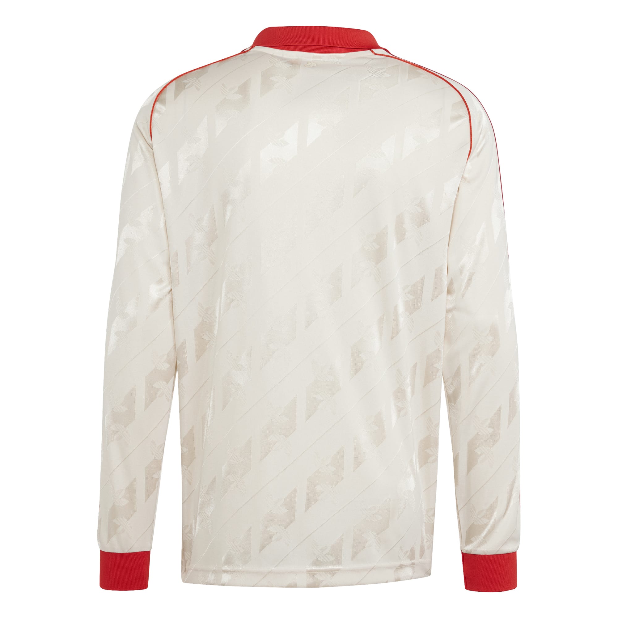 Bayern Munich adidas Originals Lifestyler Long Sleeve Authentic T-shirt - Cream