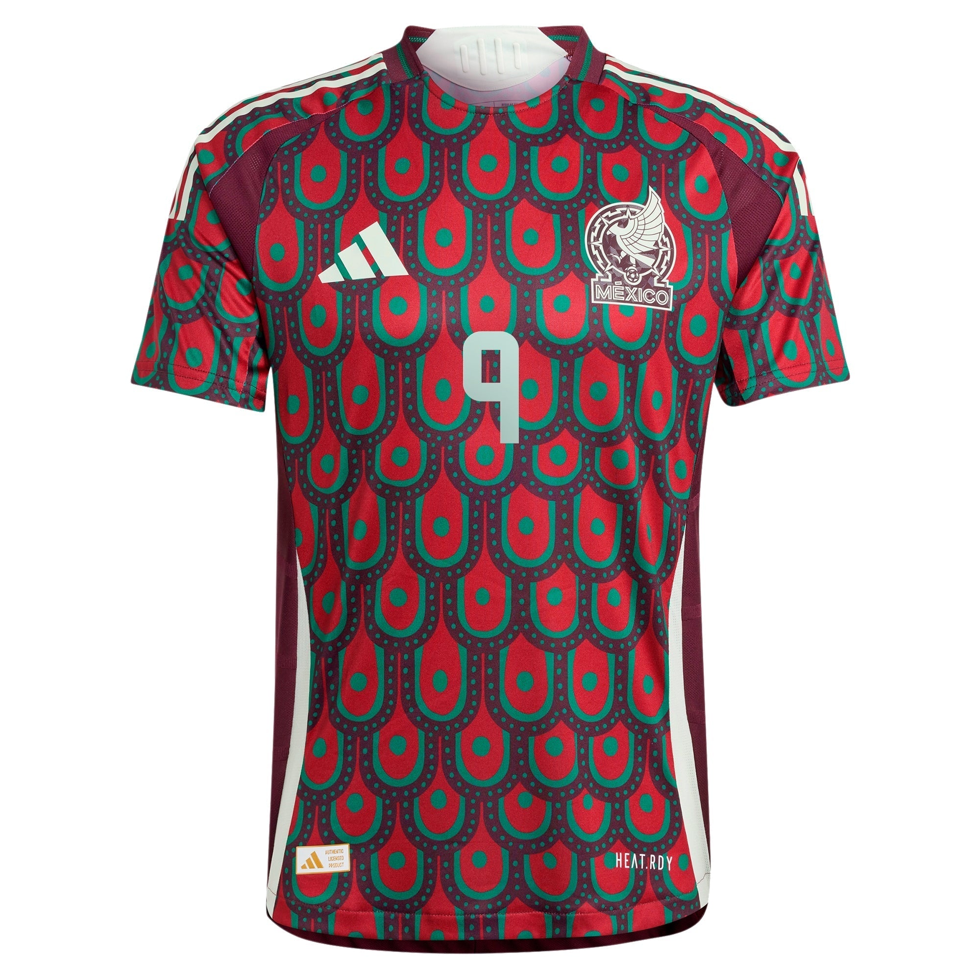 Raul Jimenez Mexico National Team adidas 2024 Home Player Authentic T-shirt - Burgundy