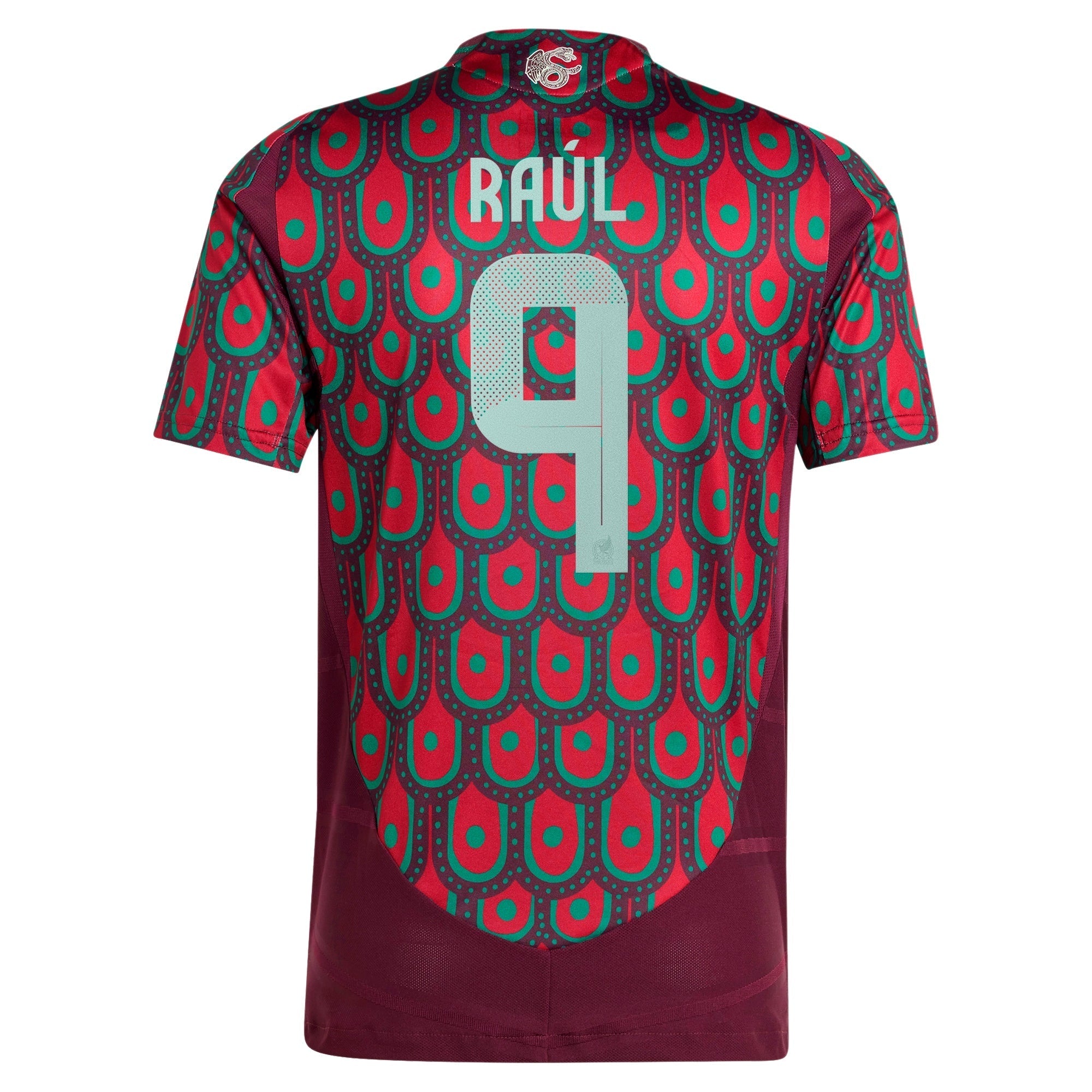 Raul Jimenez Mexico National Team adidas 2024 Home Player Authentic T-shirt - Burgundy
