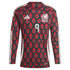 Raul Jimenez Mexico National Team adidas 2024 Home  Player Long Sleeve Authentic T-shirt - Burgundy