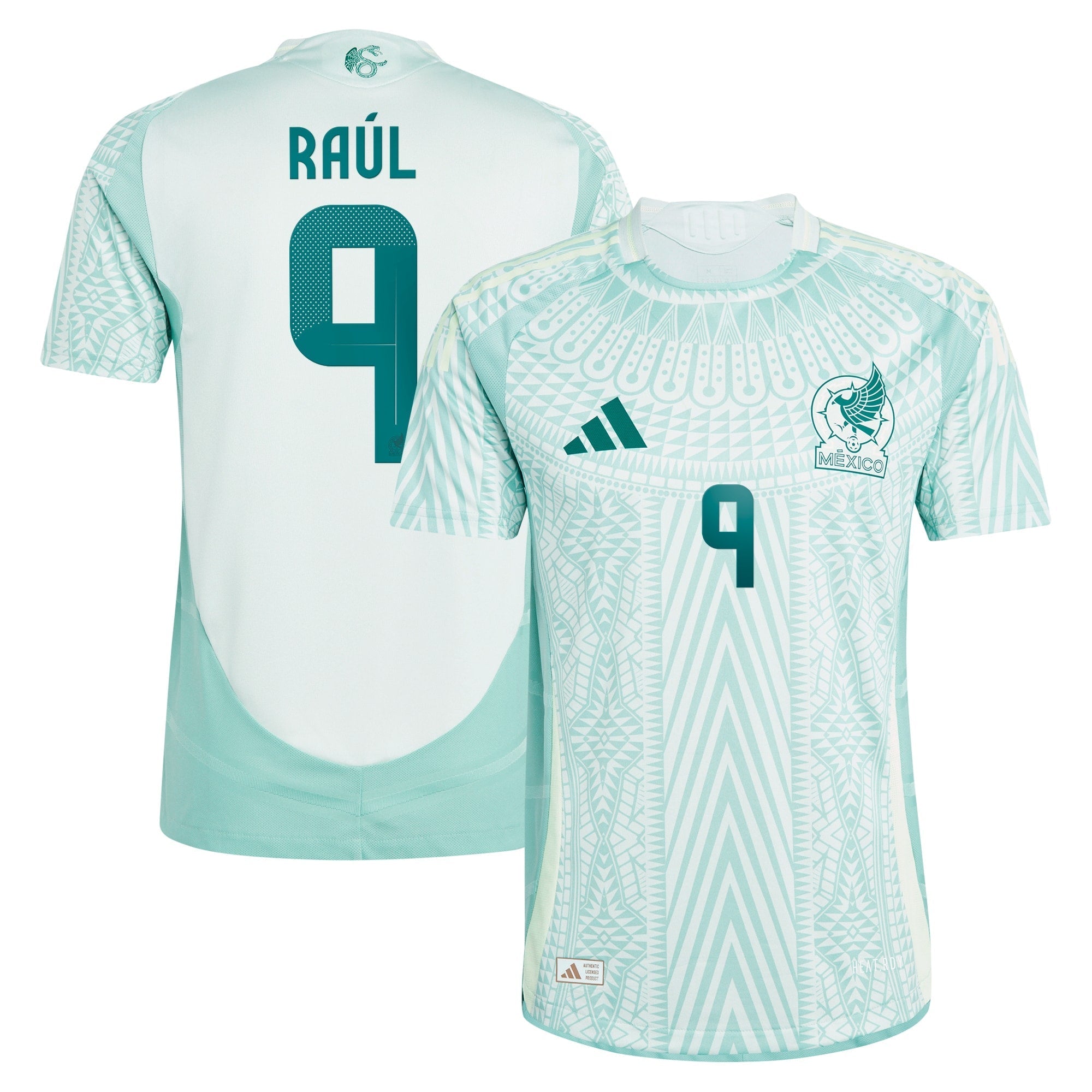 Raul Jimenez Mexico National Team adidas 2024 Away Player Authentic T-shirt - Green