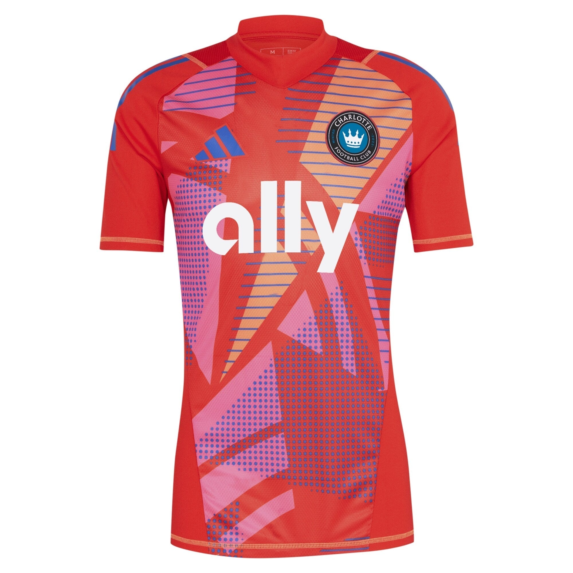 Charlotte FC adidas 2024 Goalkeeper Authentic T-shirt - Red