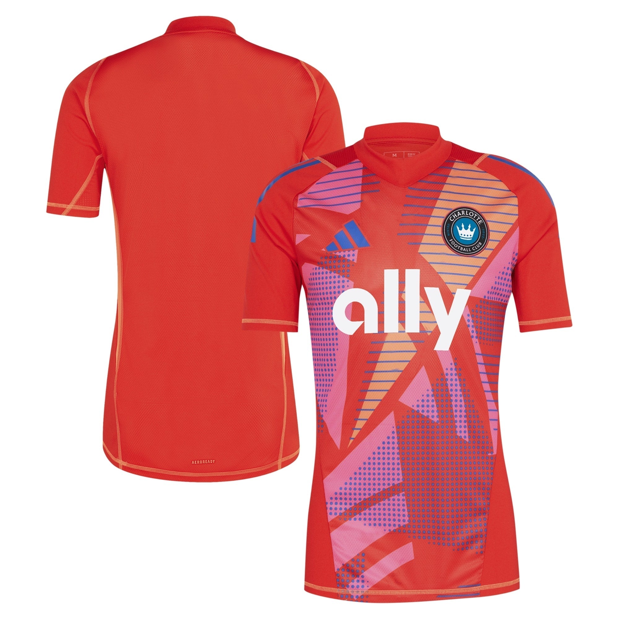 Charlotte FC adidas 2024 Goalkeeper Authentic T-shirt - Red