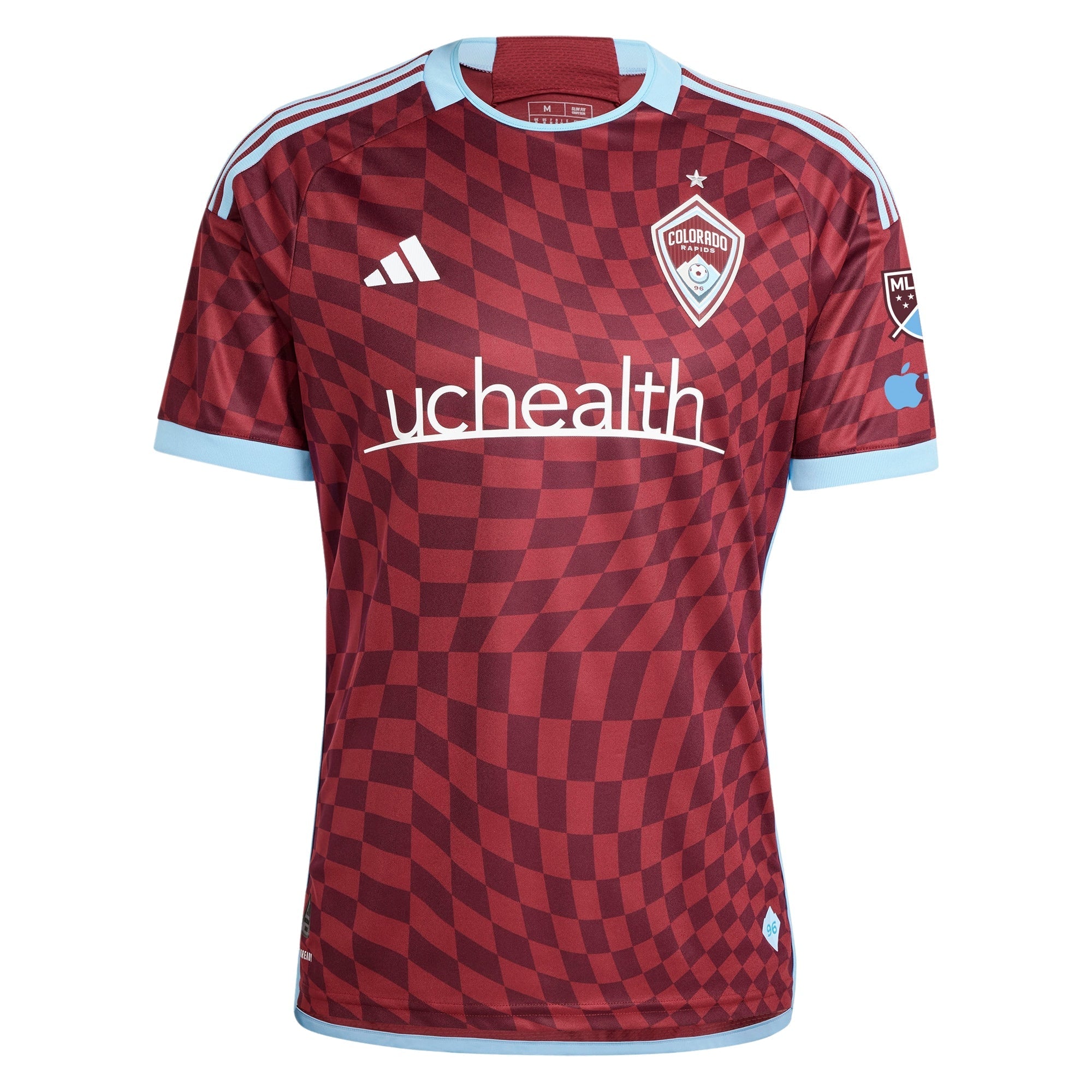 Sam Vines Colorado Rapids adidas 2024 One Flag Kit Player Authentic T-shirt - Burgundy