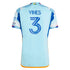 Sam Vines Colorado Rapids adidas 2024 New Day Kit Player Authentic T-shirt - Light Blue