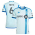 Samuel Piette CF Montreal adidas 2024 La Main Player Authentic T-shirt – Light Blue