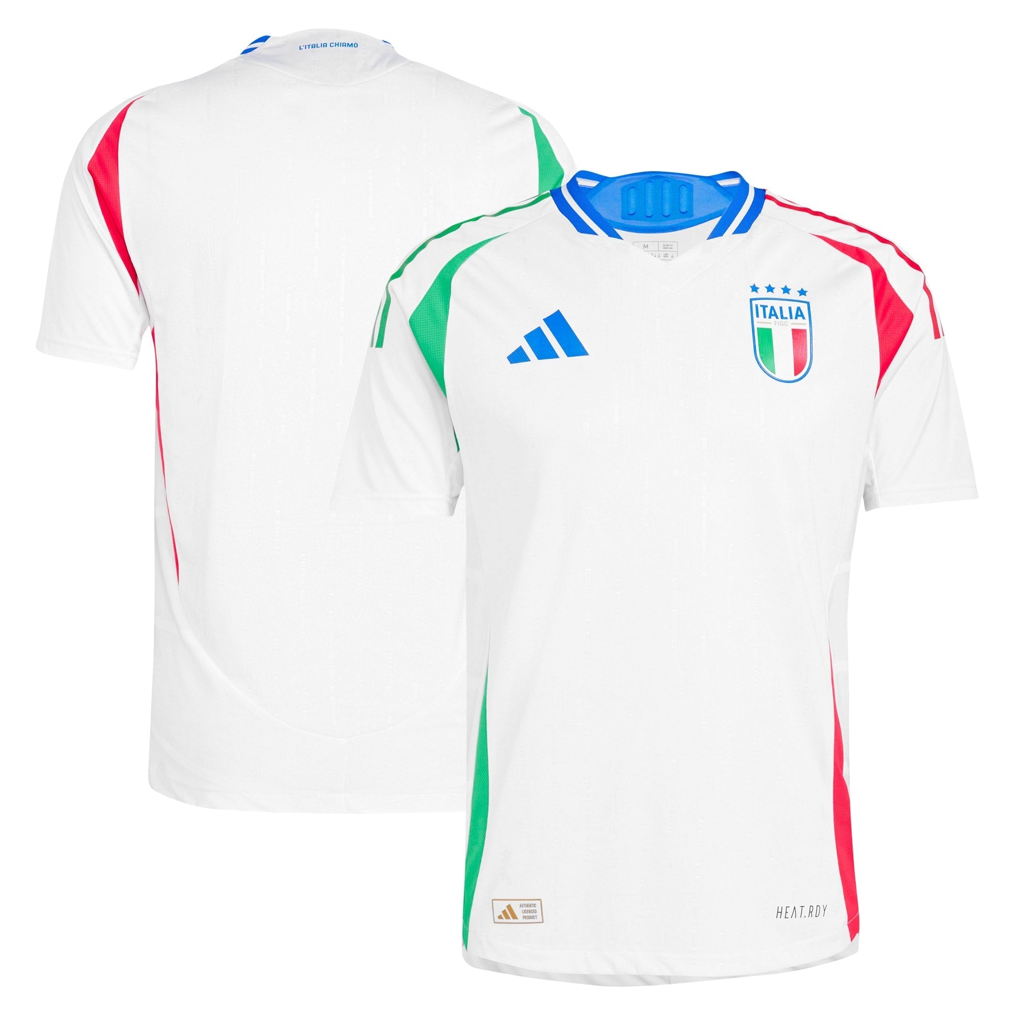 Italy National Team adidas 2024 Away Authentic T-shirt - White