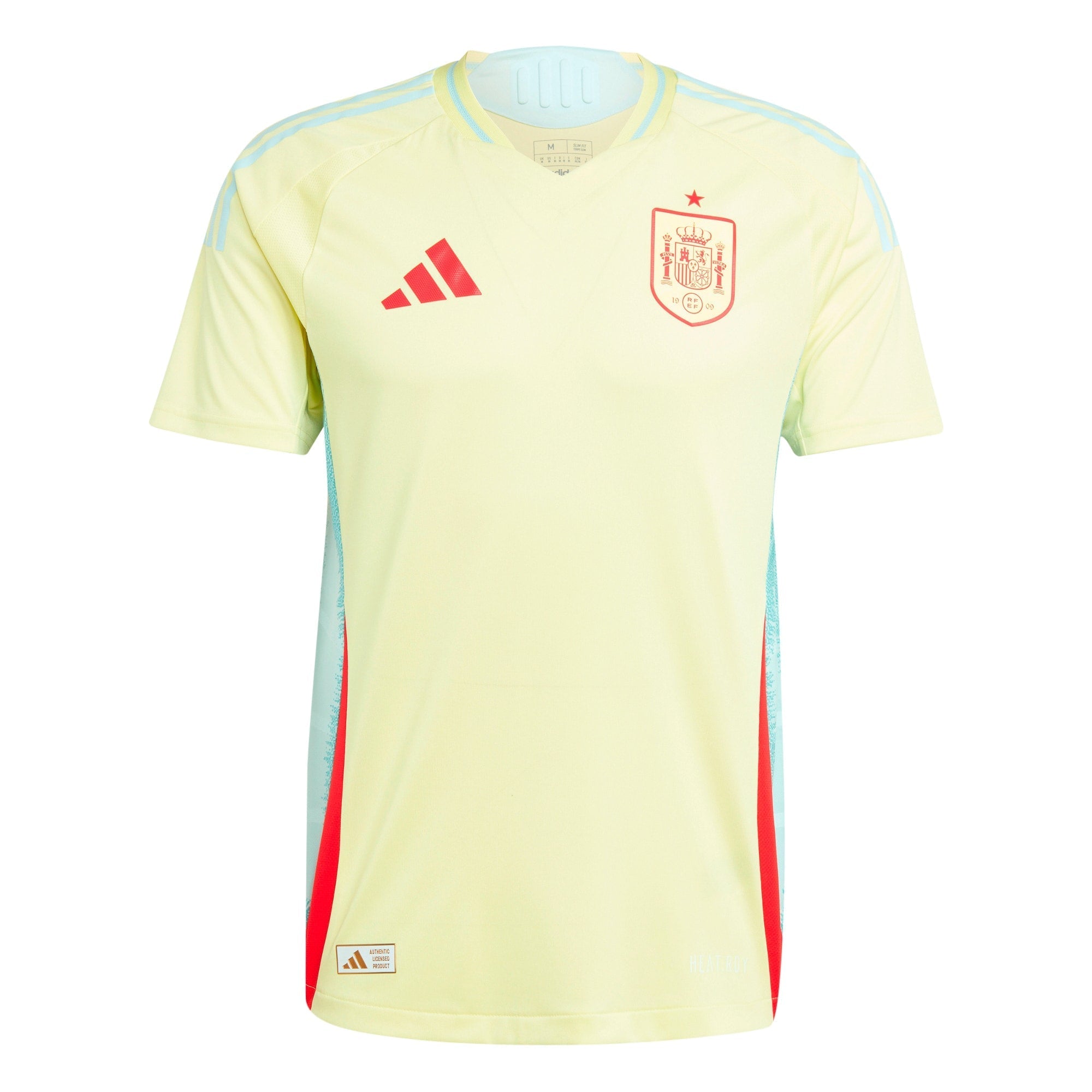 Spain National Team adidas 2024 Away  Authentic T-shirt - Yellow