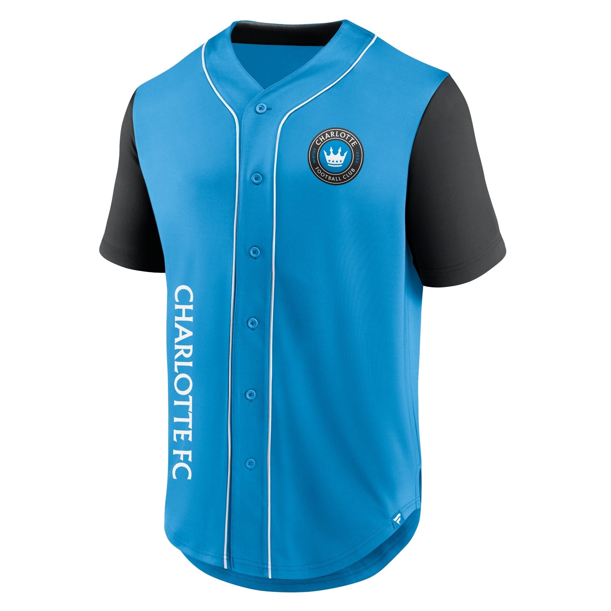 Charlotte FC Fanatics Balance Fashion Baseball Authentic T-shirt - Blue