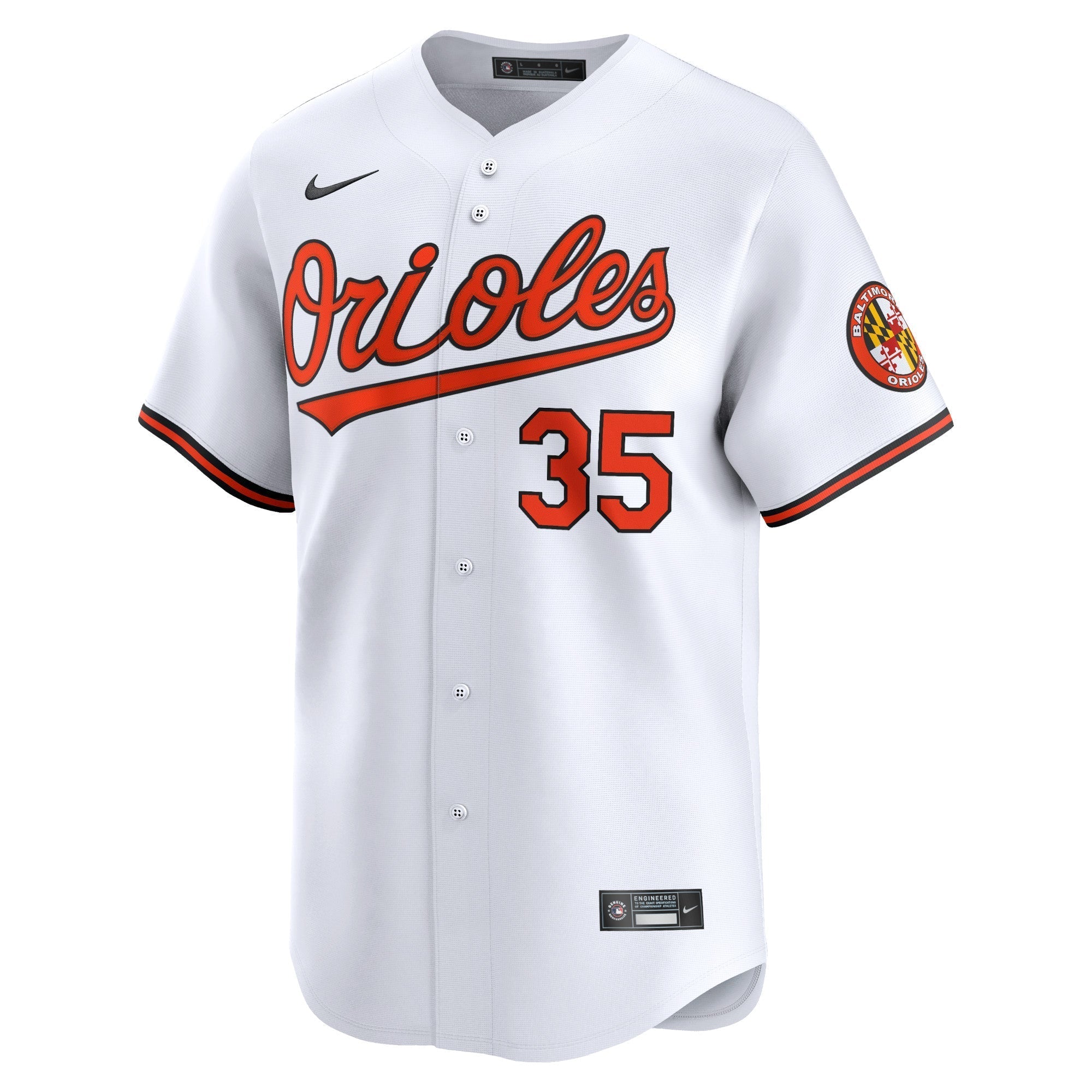 Adley Rutschman Baltimore Orioles Nike Home Limited Player Authentic T-shirt - White