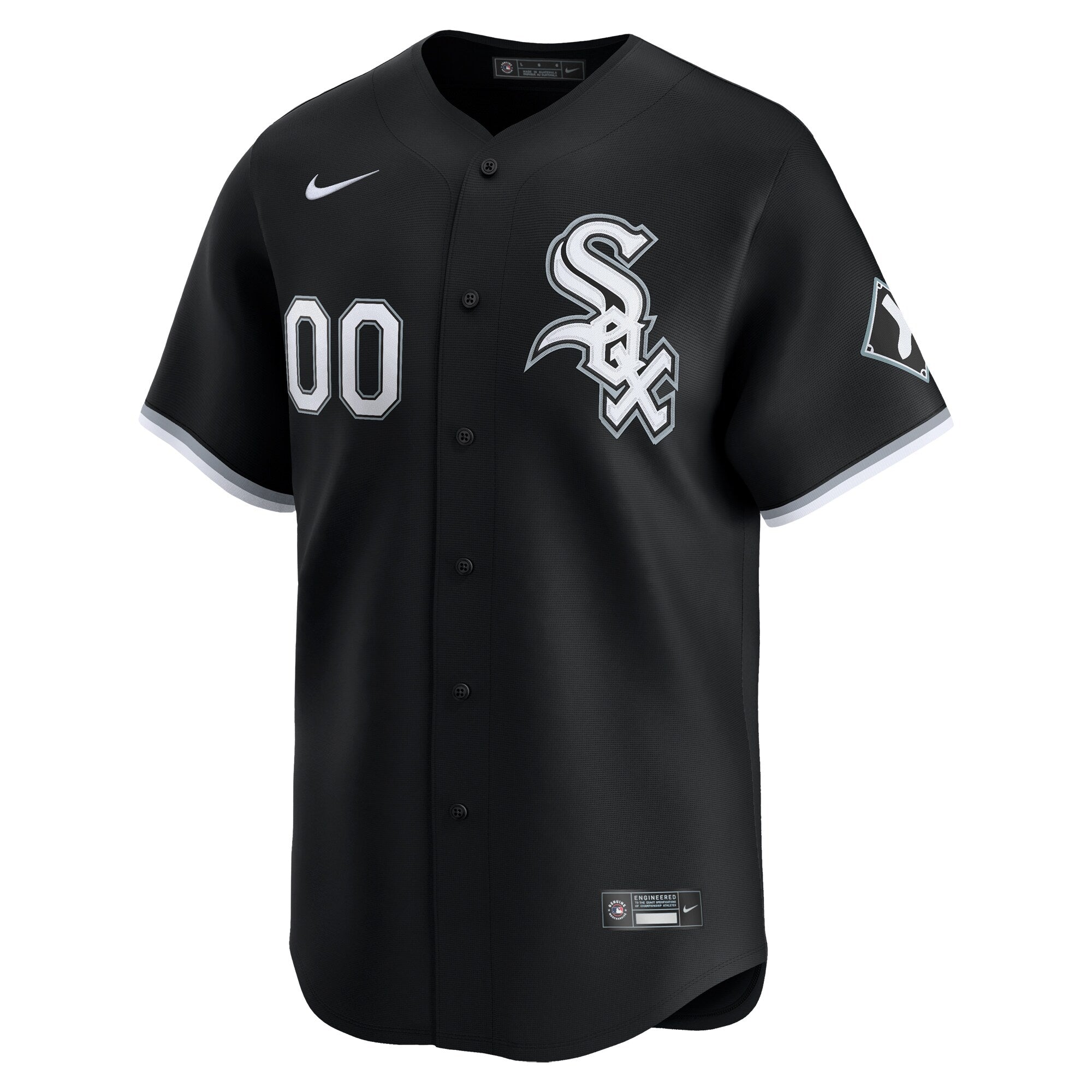 Chicago White Sox Nike Alternate Limited Custom Authentic T-shirt – Black