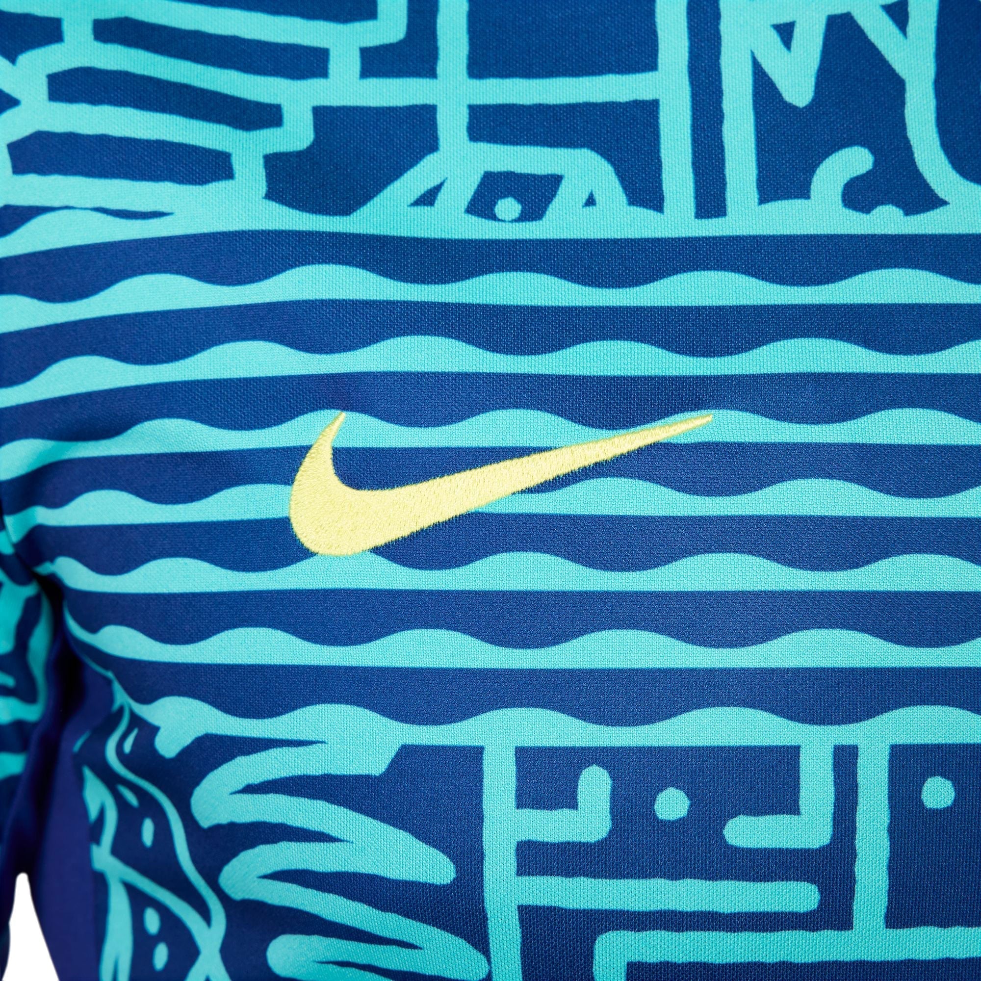 Brazil National Team Nike 2024 Academy Pro Pre-Match Top - Blue