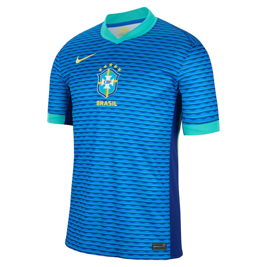 Brazil National Team Nike 2024 Home Match Authentic T-shirt – Yellow